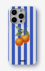 iPhone 14 Pro Slim Case - Orange Stripes - View 1