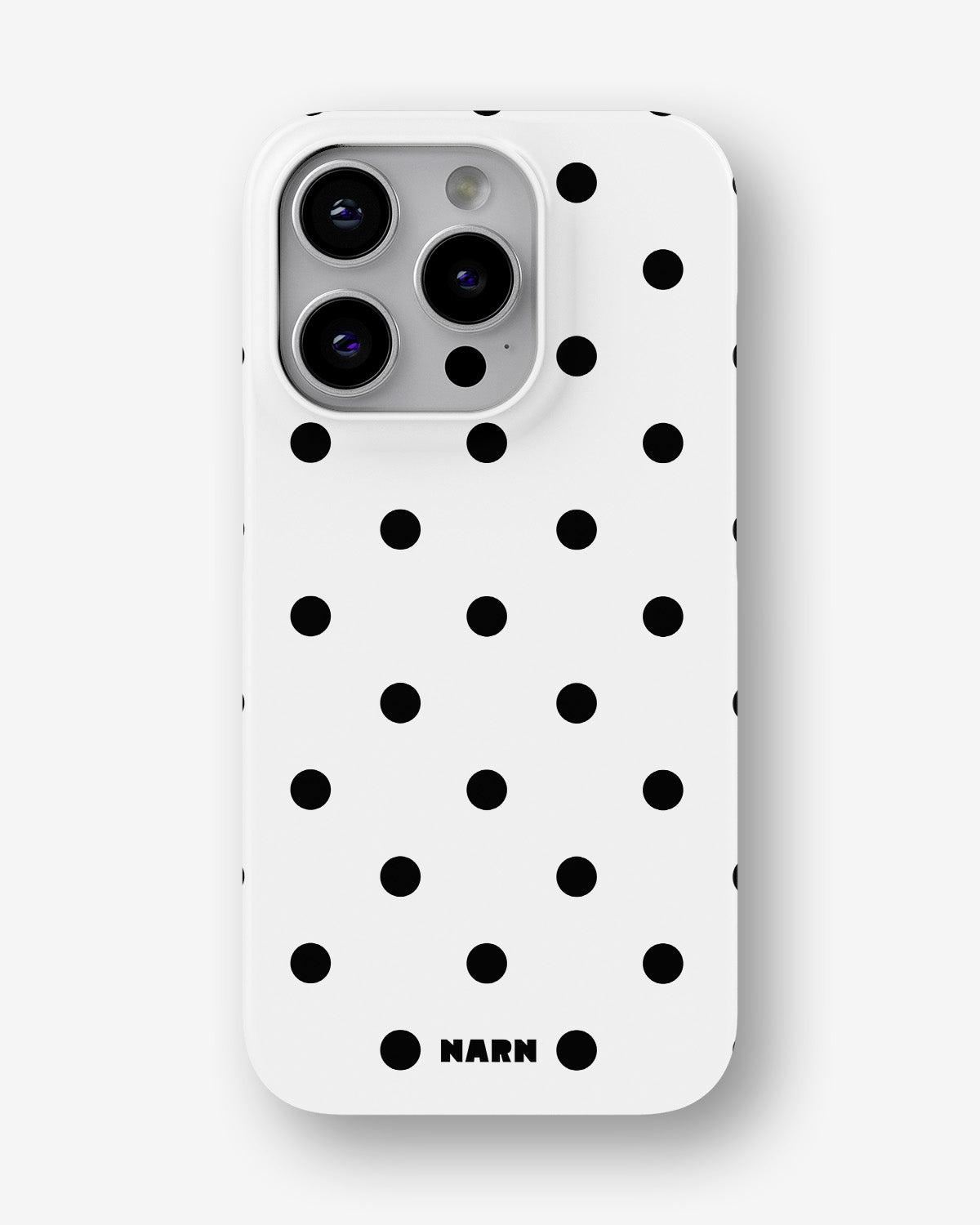 iPhone 14 Pro Slim Case - Mono Dots - View 1