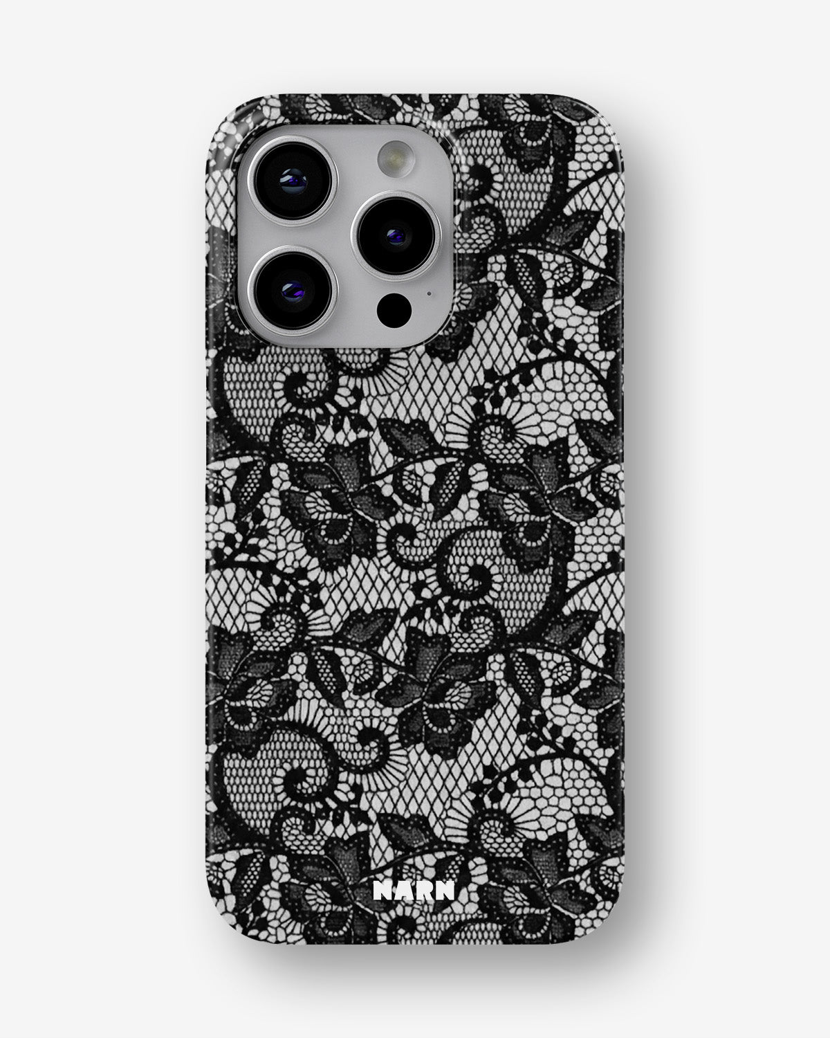 iPhone 14 Pro Slim Case - Midnight Lace - View 1