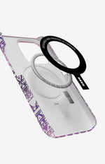 iPhone 14 Pro Slim Case - Purple Aztec - View 2