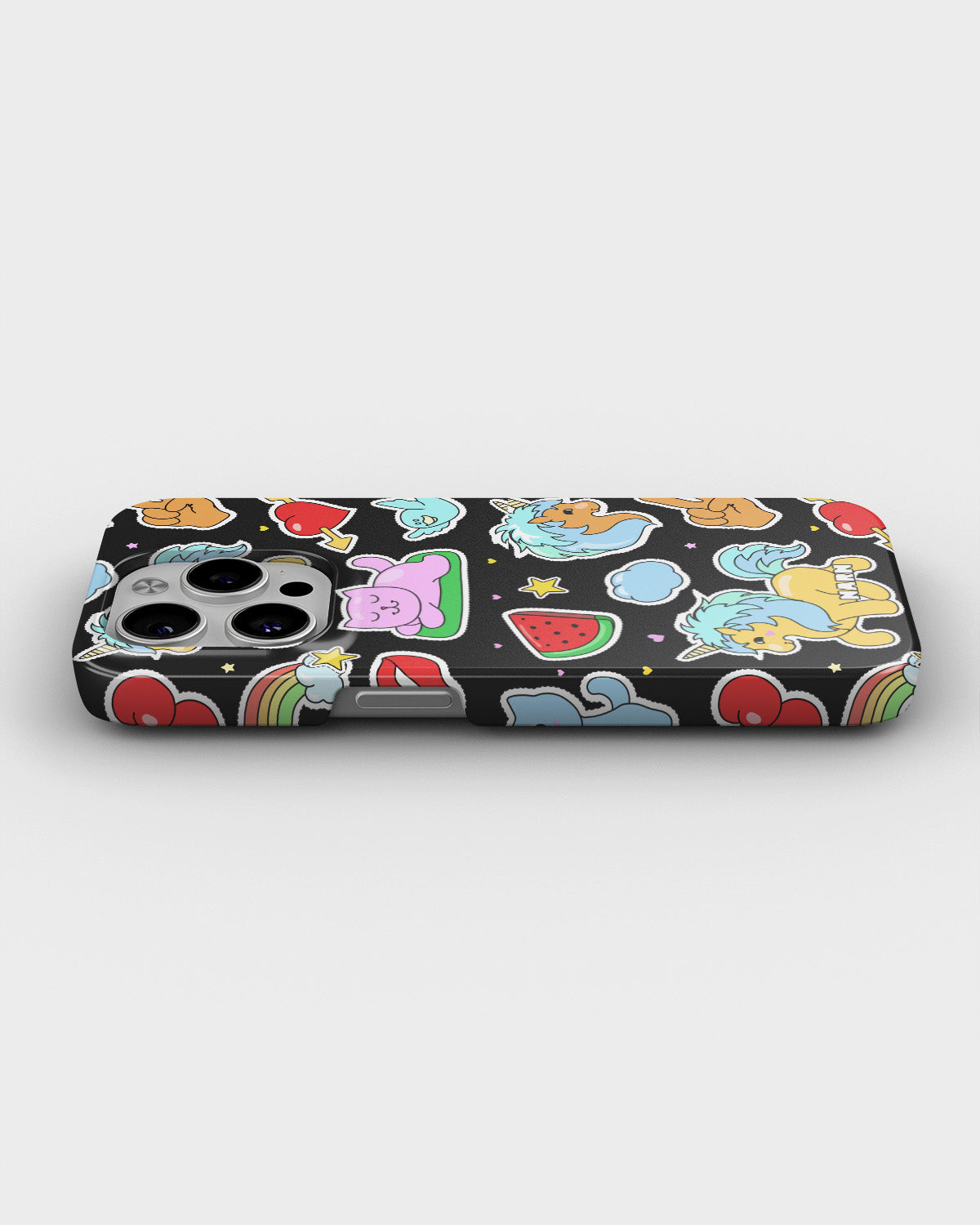 iPhone 14 Pro Slim Case - Cute Stickers - View 3