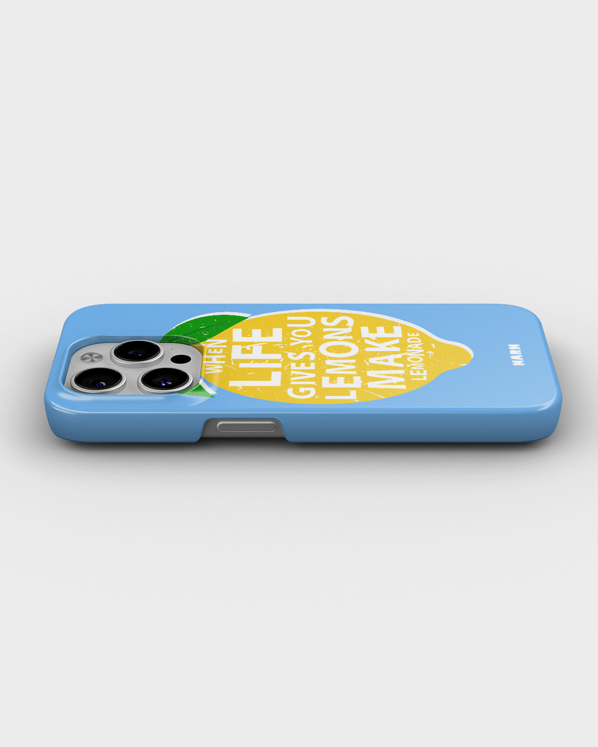 iPhone 14 Pro Slim Case - Lemon Quote - View 3