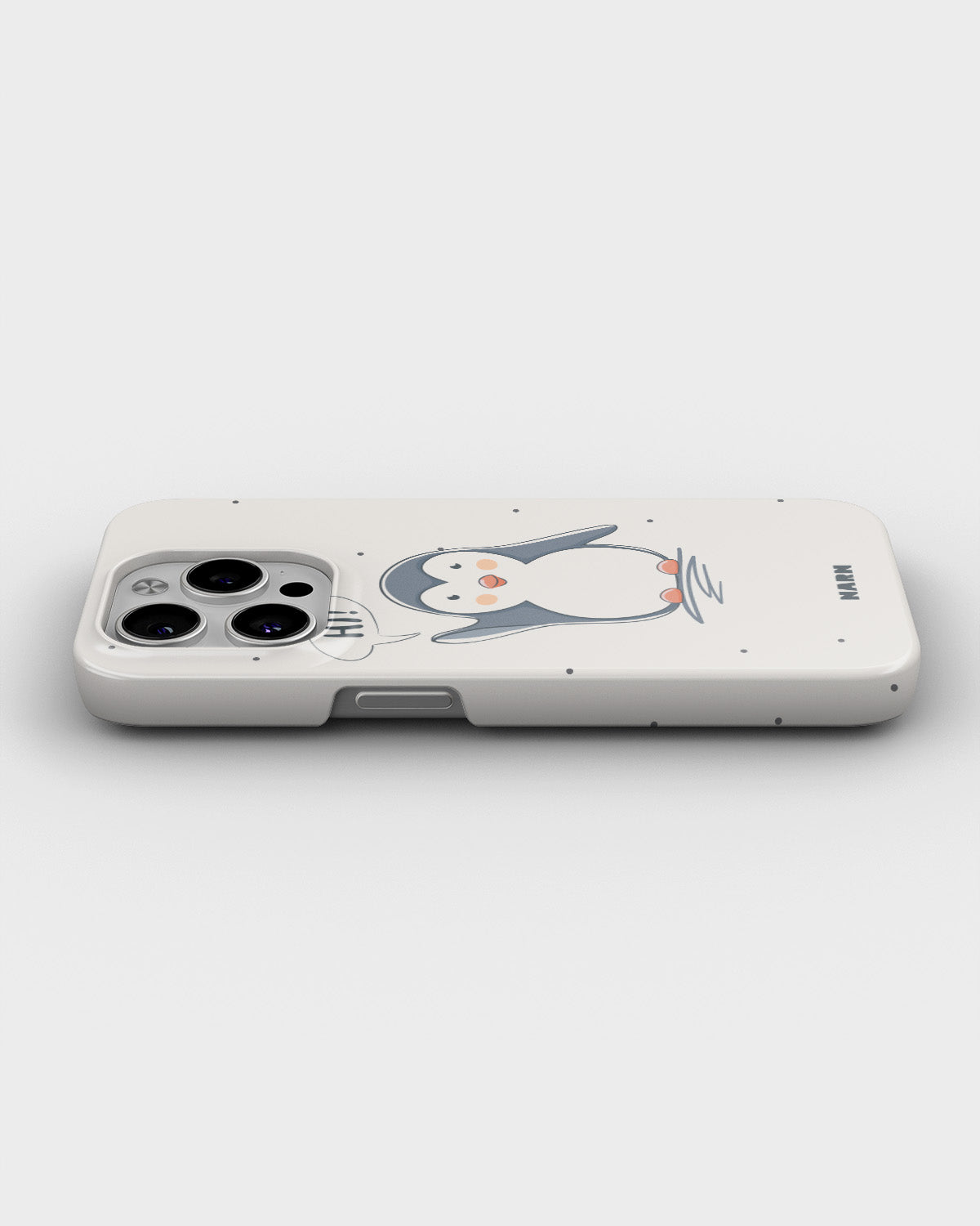iPhone 14 Pro Slim Case - Cute Penguin - View 3