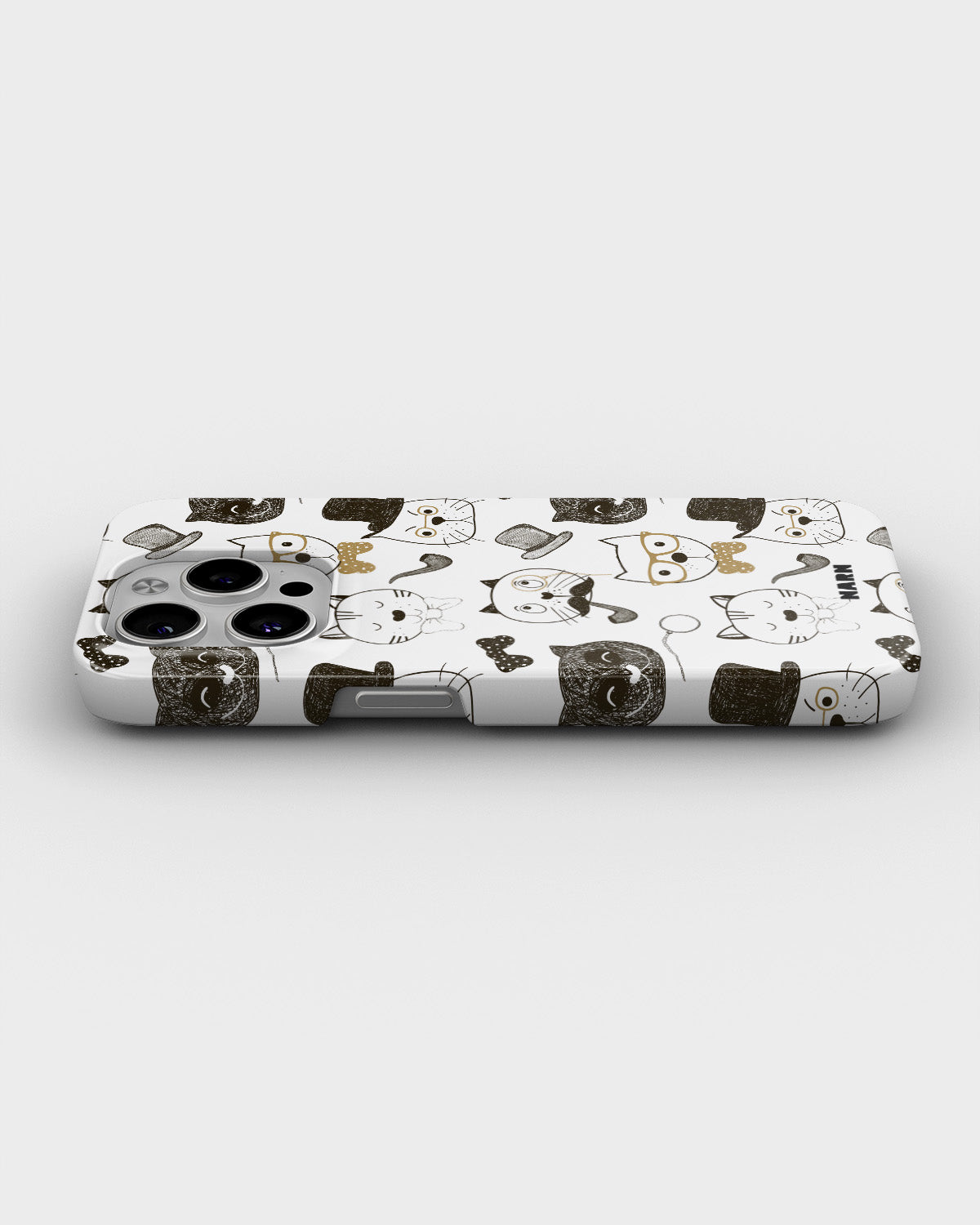 iPhone 14 Pro Slim Case - Cartoon Cats - View 3