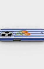iPhone 14 Pro Slim Case - Orange Stripes - View 3