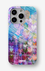 iPhone 13 Pro Slim Case - Purple Hearts - View 1