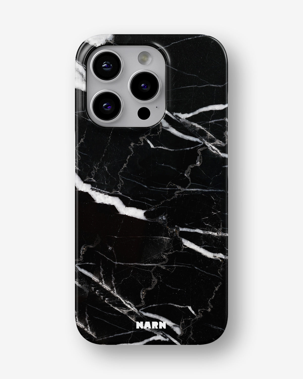 iPhone 13 Pro Slim Case - Black Marble - View 1
