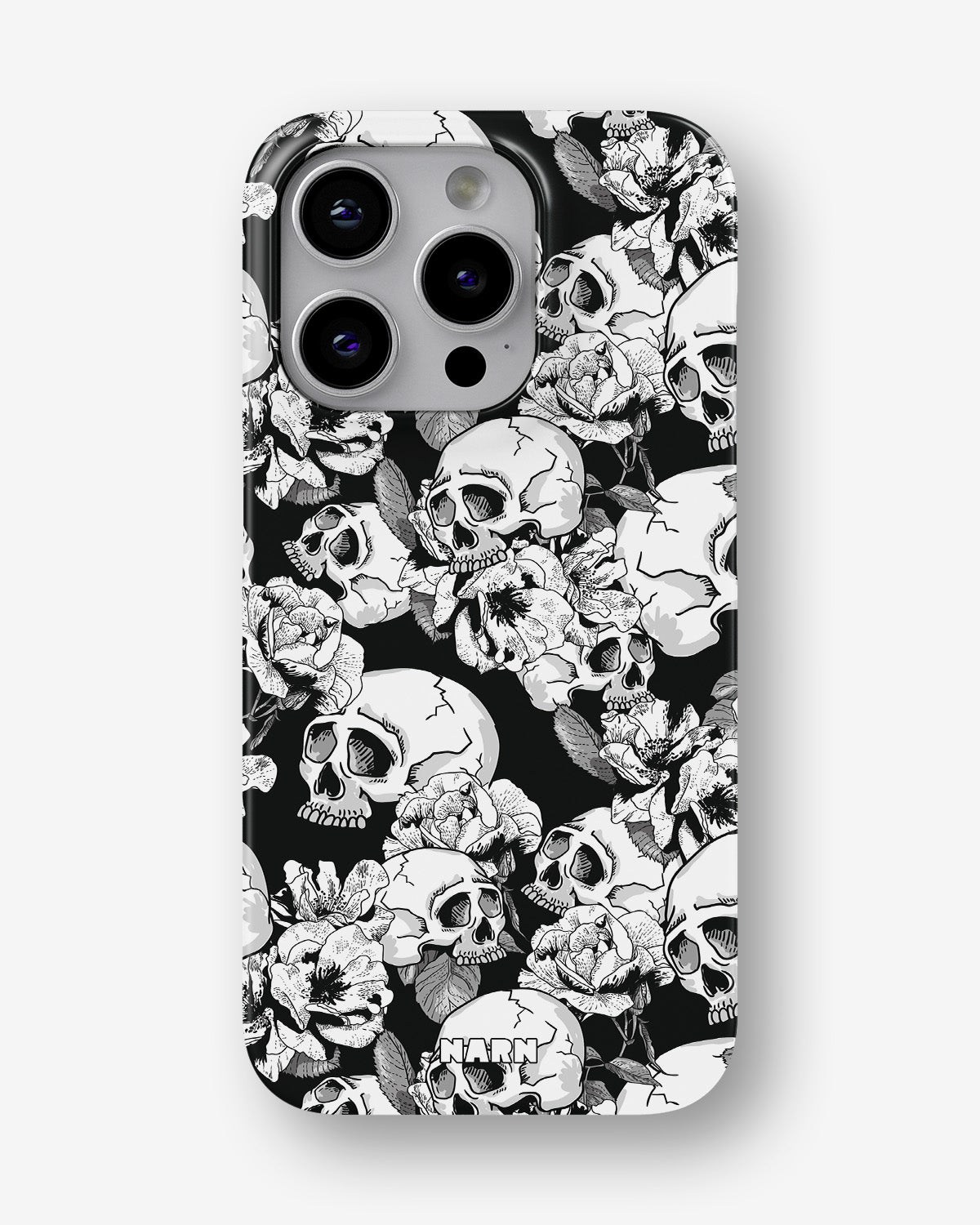 iPhone 13 Pro Slim Case - Skull Garden - View 1