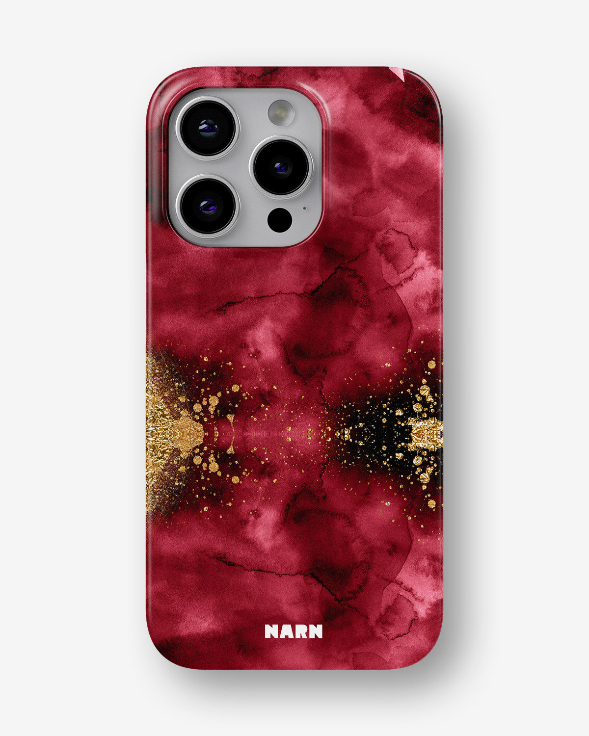 iPhone 13 Pro Slim Case - Burgendy Shimmer - View 1