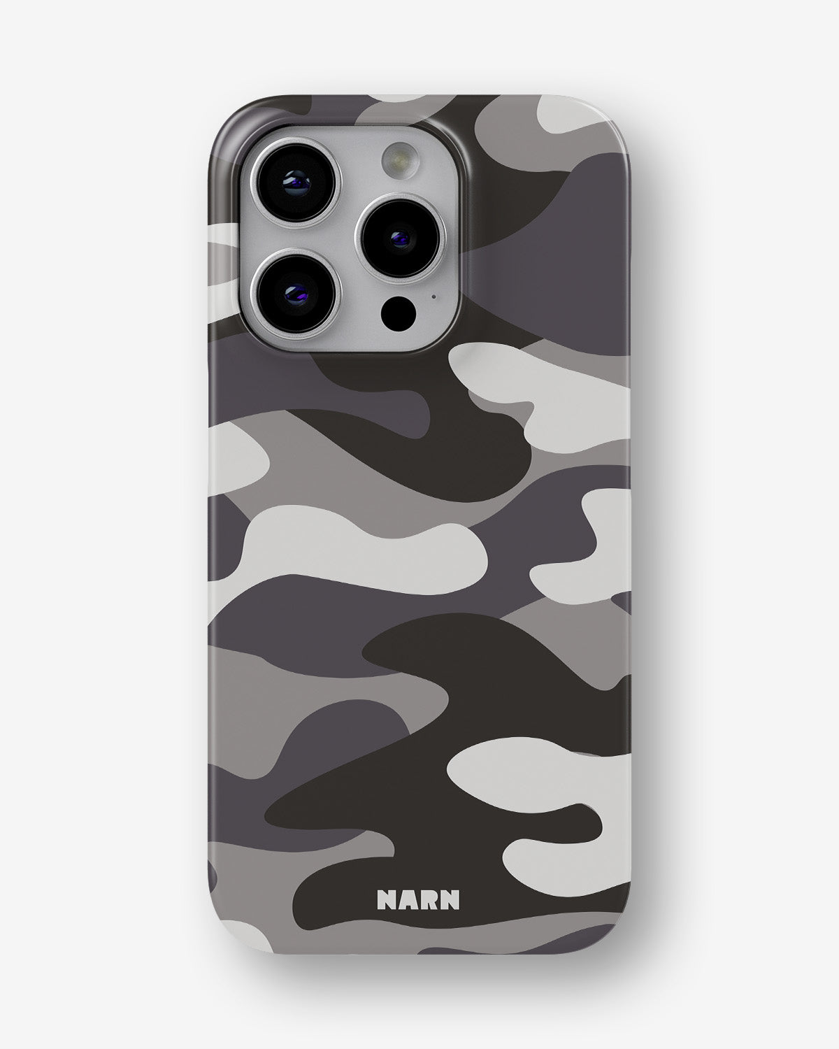 iPhone 13 Pro Slim Case - Grey Camo - View 1