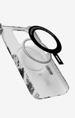 iPhone 13 Pro Slim Case - Black & White Bloom - View 2