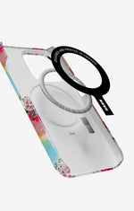 iPhone 13 Pro Slim Case - Flowered Skulls - View 2