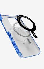 iPhone 13 Pro Slim Case - Blue Vintage - View 2