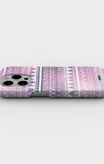 iPhone 13 Pro Slim Case - Purple Aztec - View 3
