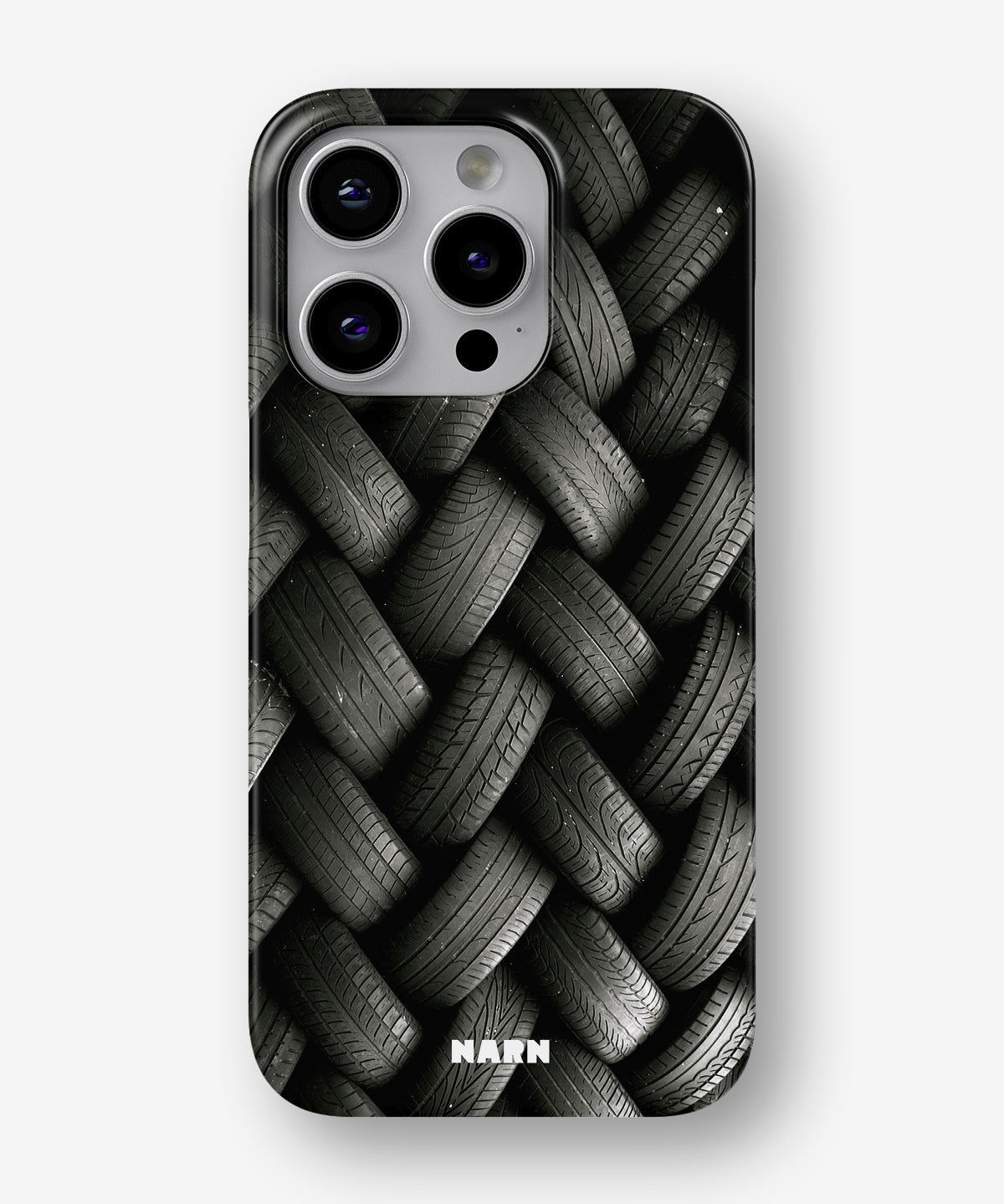 iPhone 13 Pro Max Slim Case - Tires Wall - View 1