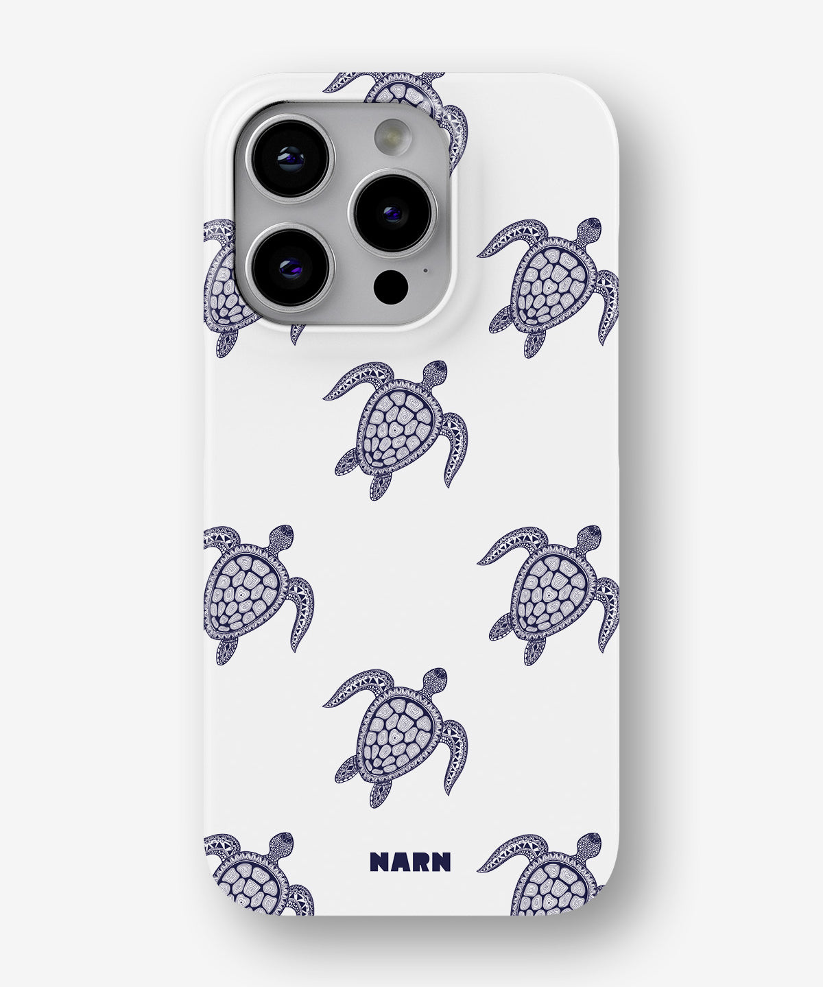 iPhone 13 Pro Max Slim Case - Blue Turtles - View 1