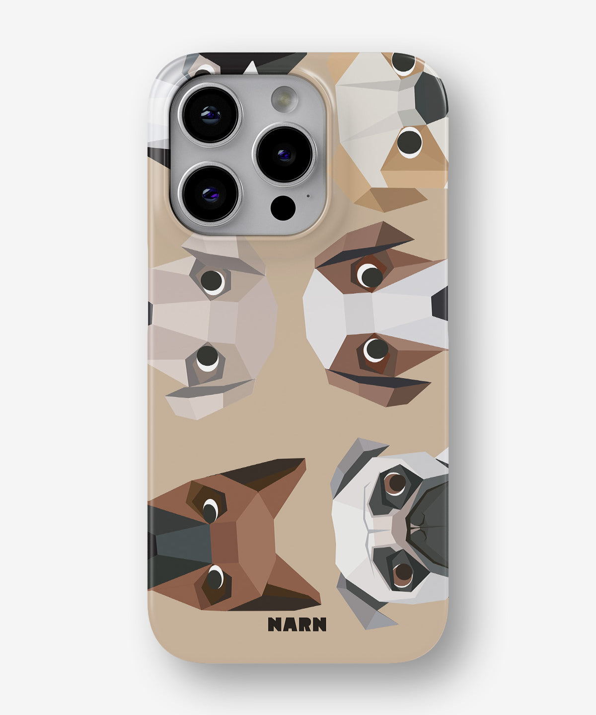 iPhone 13 Pro Max Slim Case - Cute Dogs - View 1