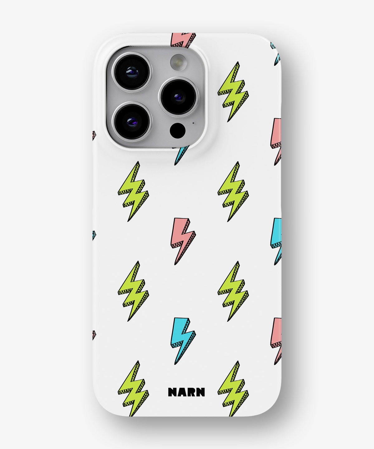 iPhone 13 Pro Max Slim Case - Lightning Bolts - View 1