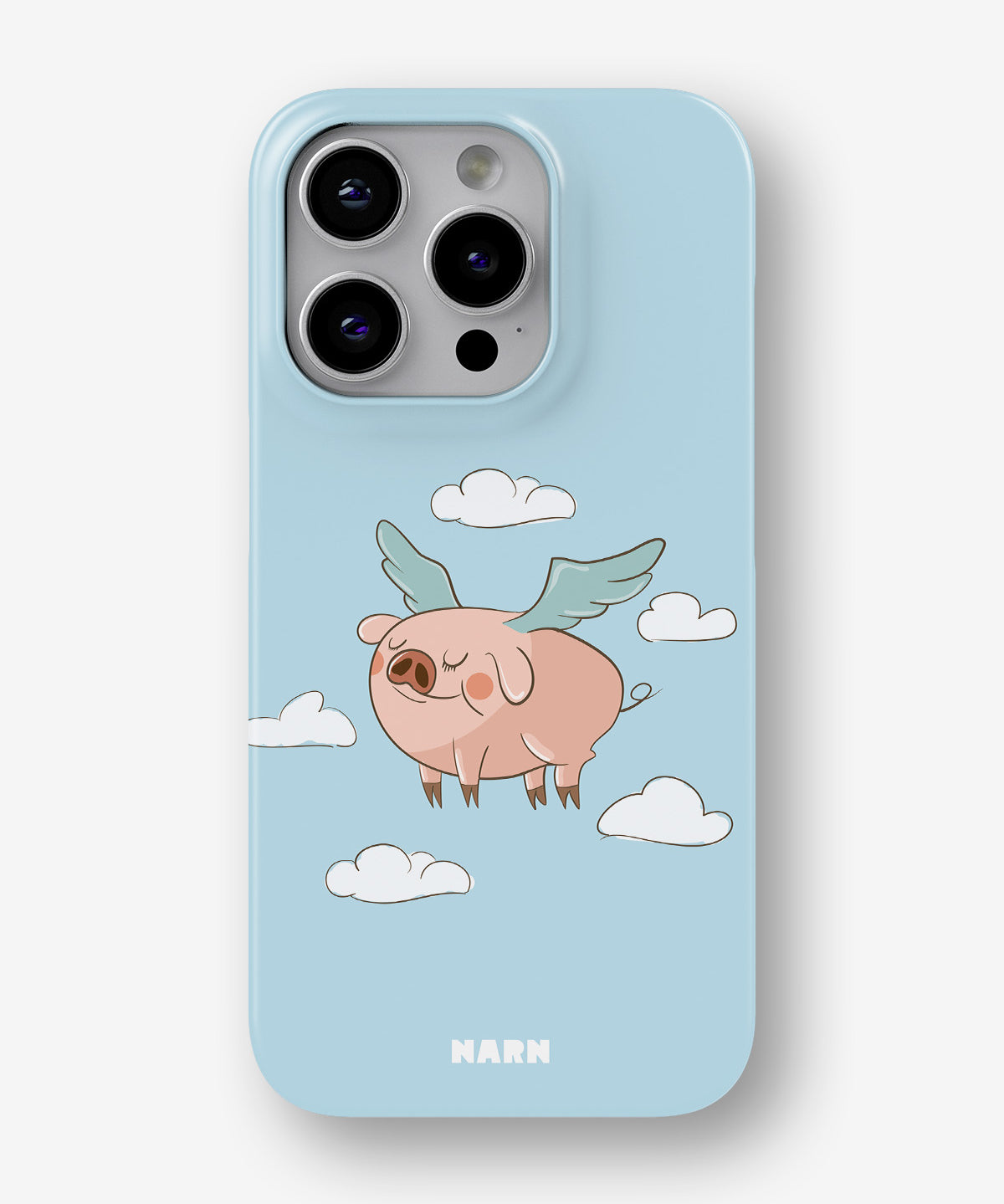 iPhone 13 Pro Max Slim Case - Dreamy Pig - View 1