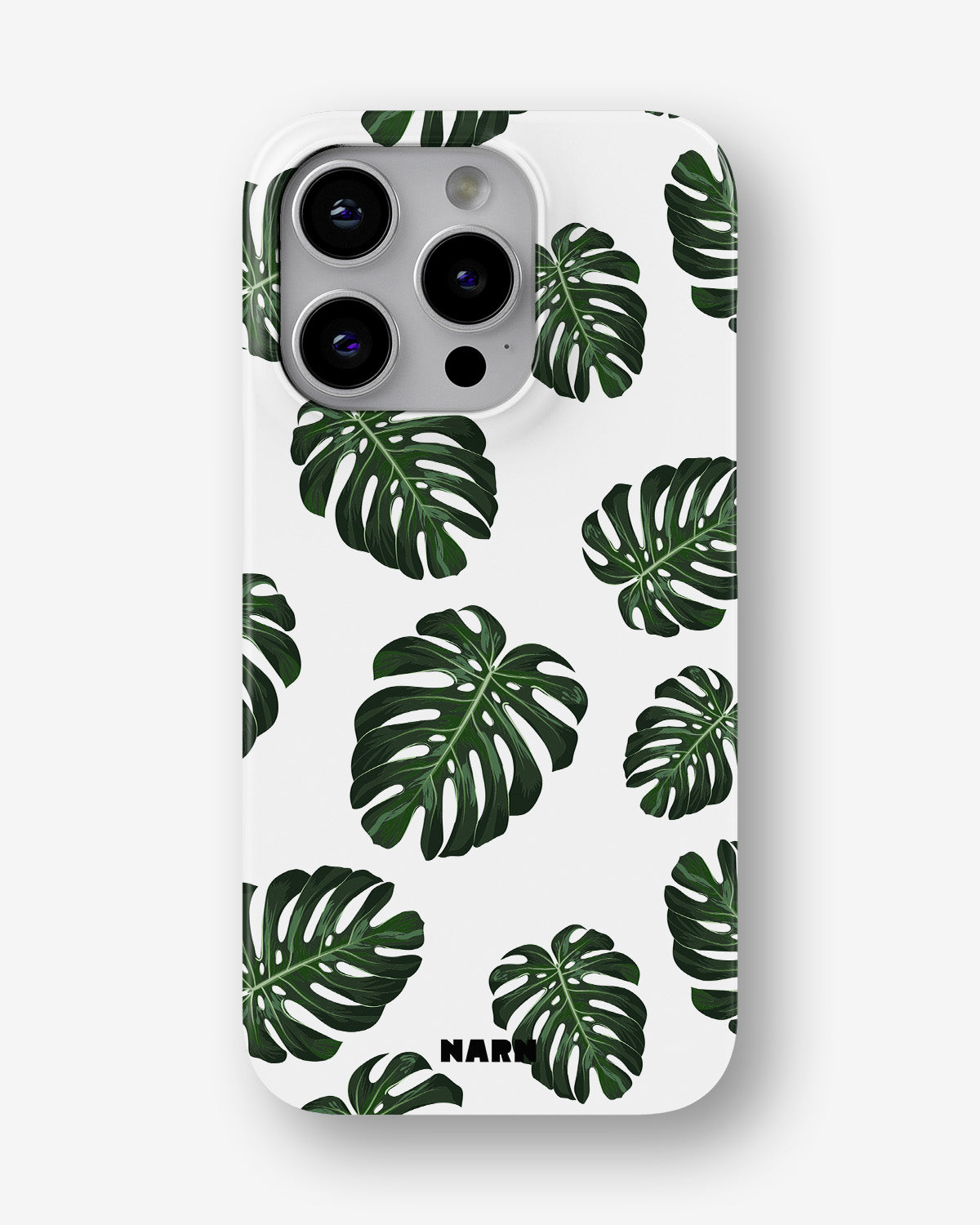 iPhone 13 Pro Max Slim Case - Monstera Pattern - View 1