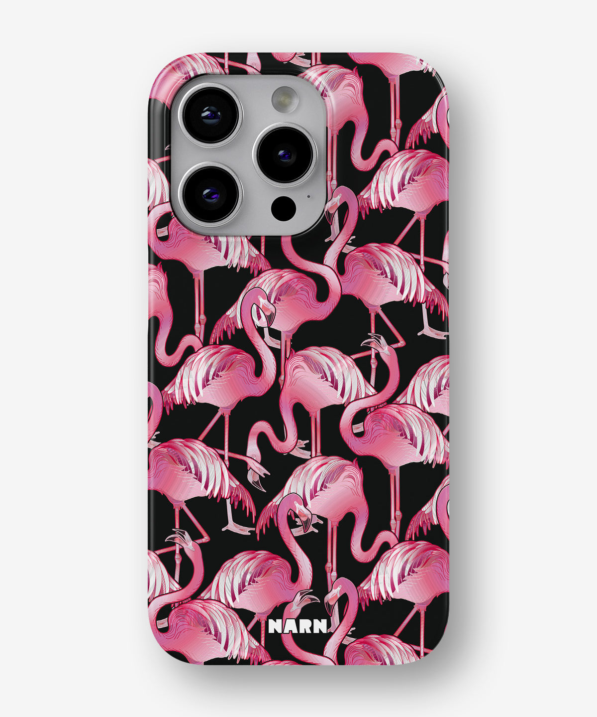 iPhone 13 Pro Max Slim Case - Flamingos - View 1