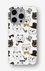 iPhone 13 Pro Max Slim Case - Cartoon Cats - View 1