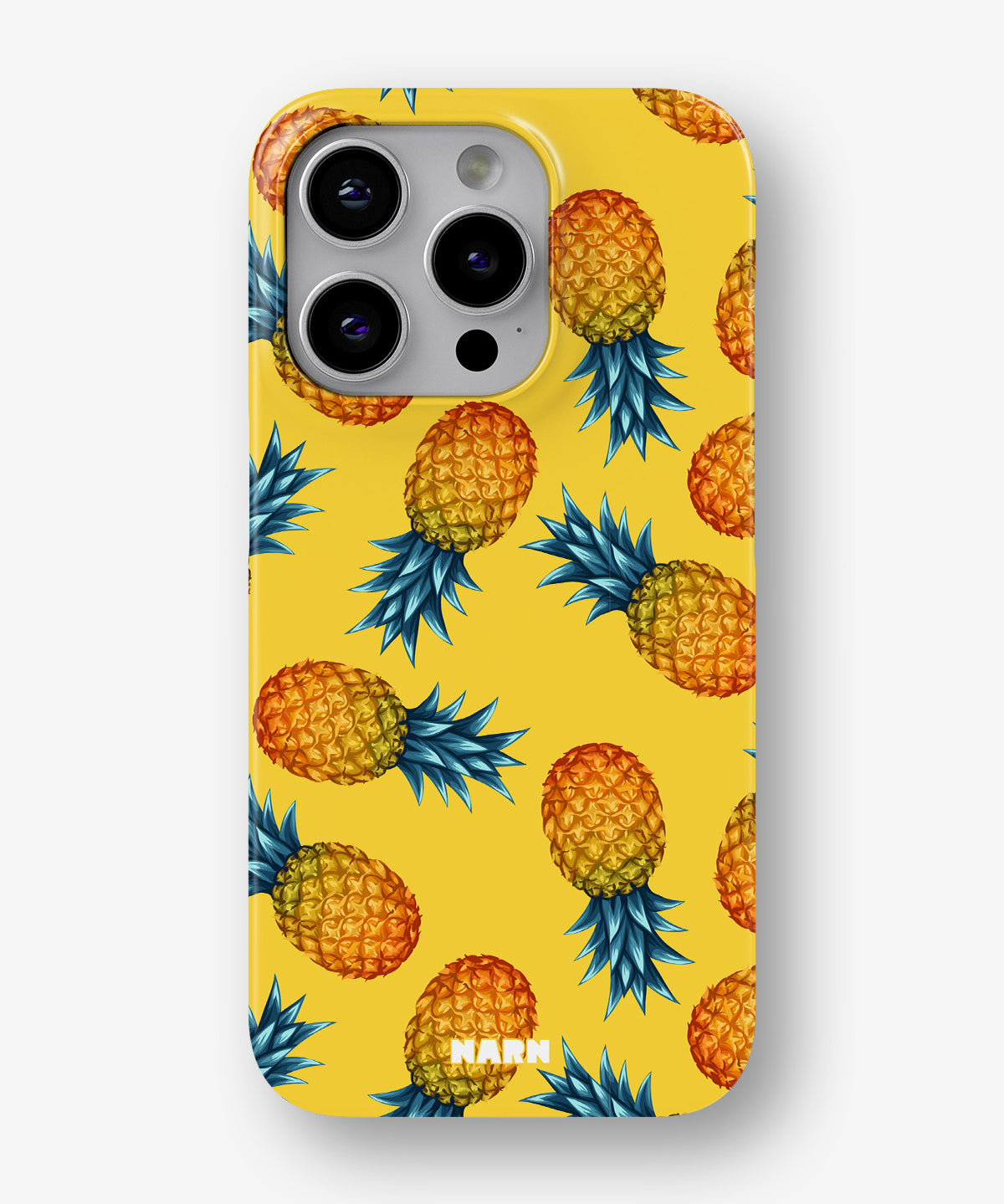 iPhone 13 Pro Max Slim Case - Sunny Pineapple - View 1