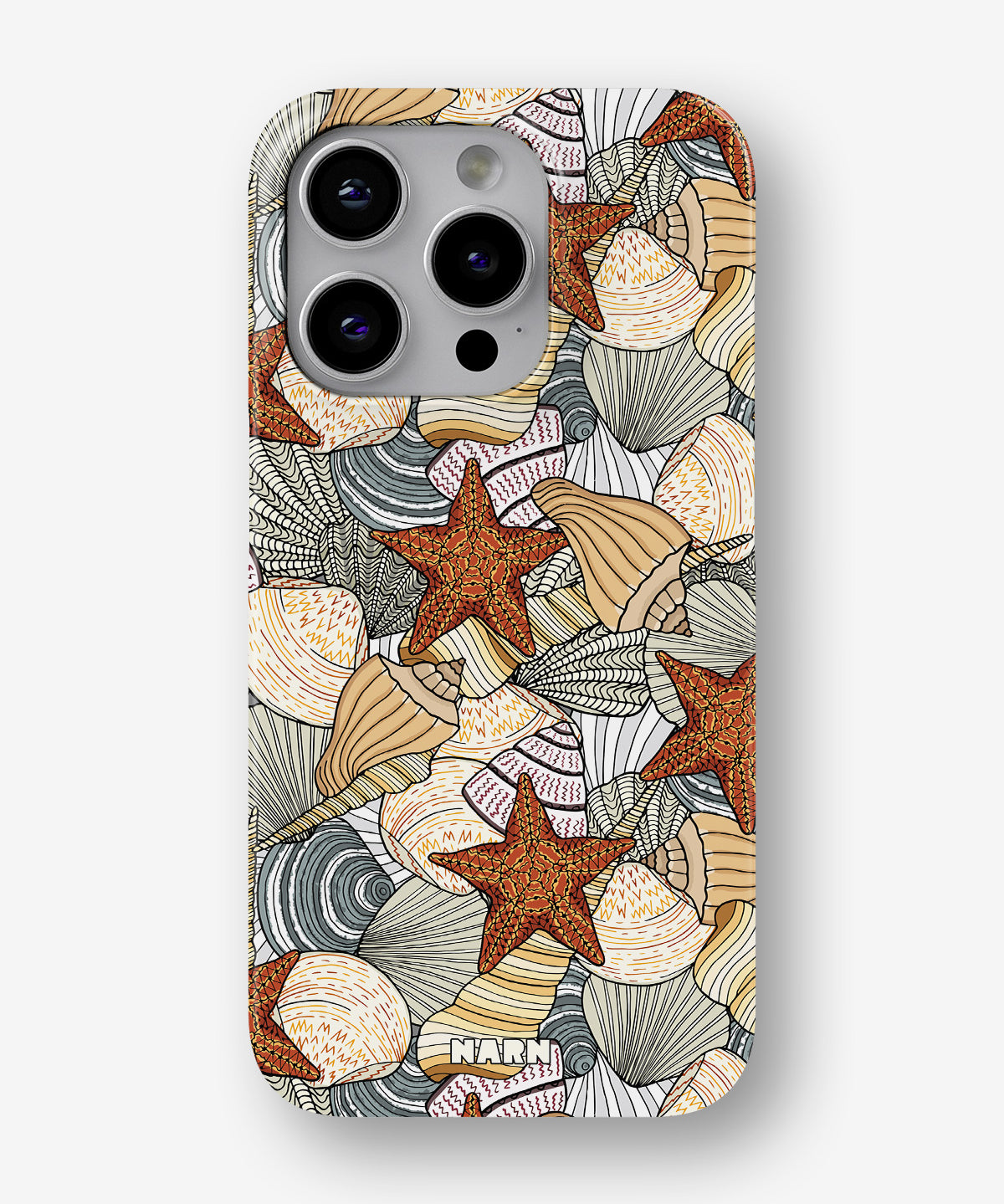 iPhone 13 Pro Max Slim Case - Sea Shells - View 1