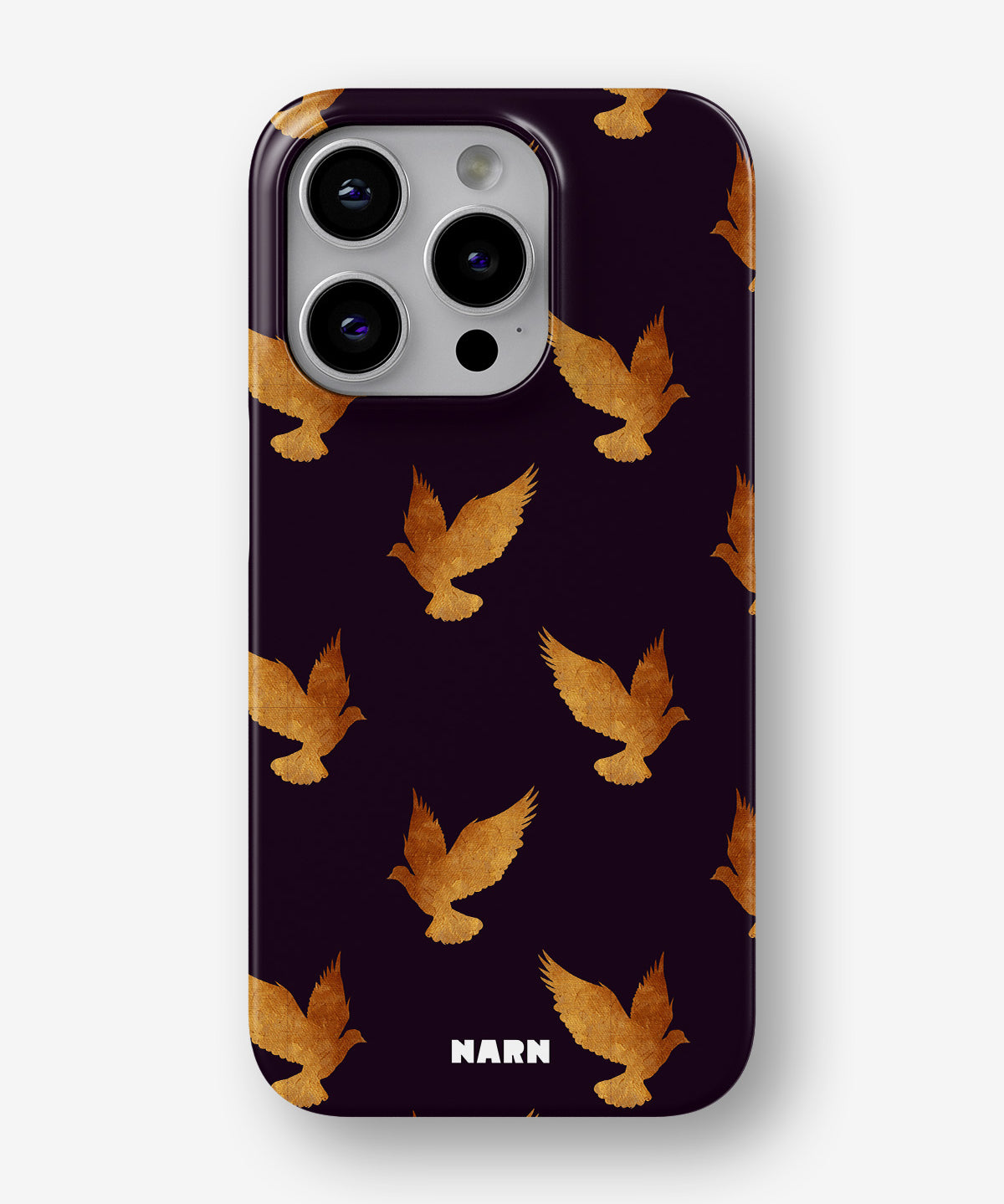 iPhone 13 Pro Max Slim Case - Royal Doves - View 1