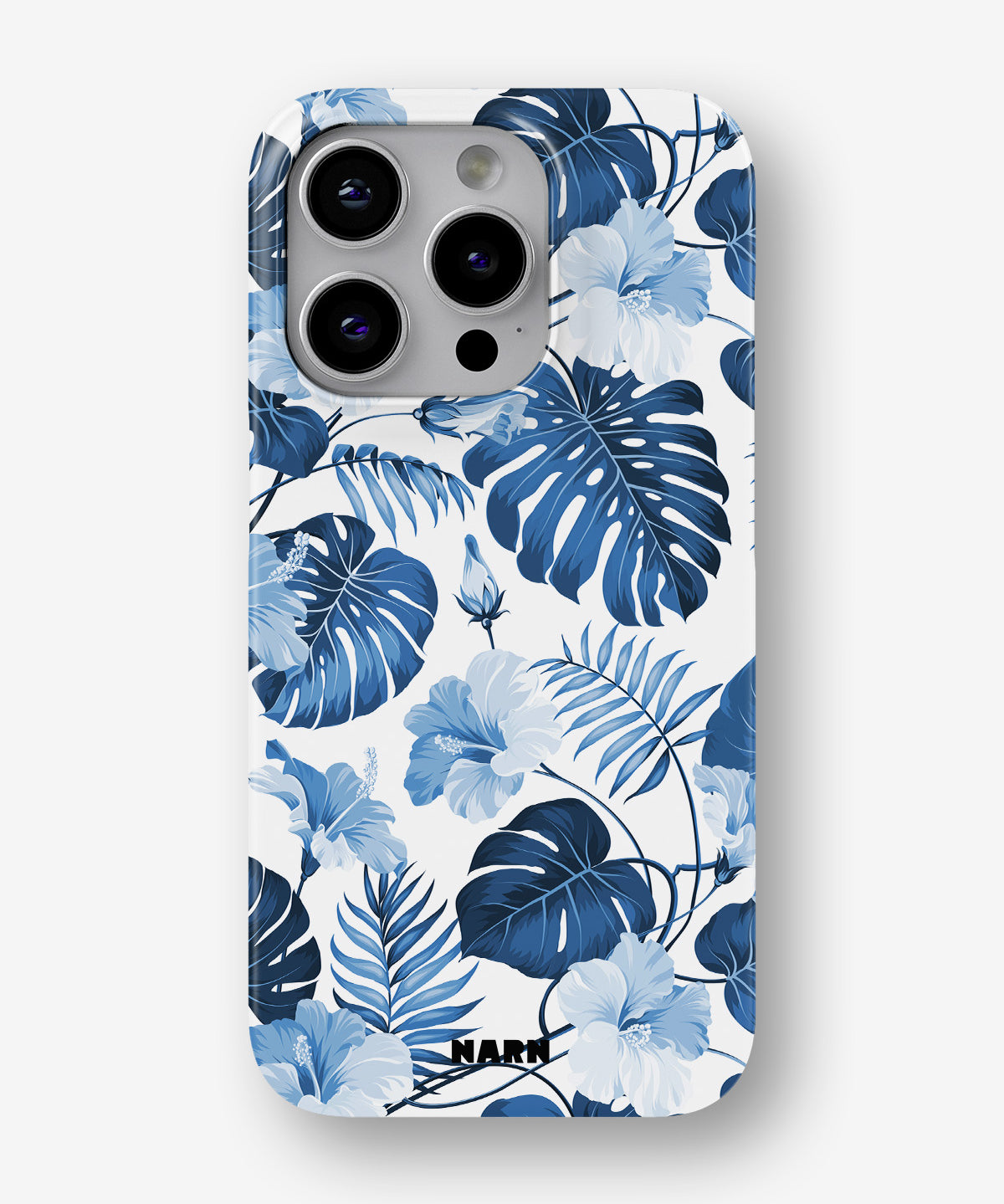 iPhone 13 Pro Max Slim Case - Blue Tropics - View 1