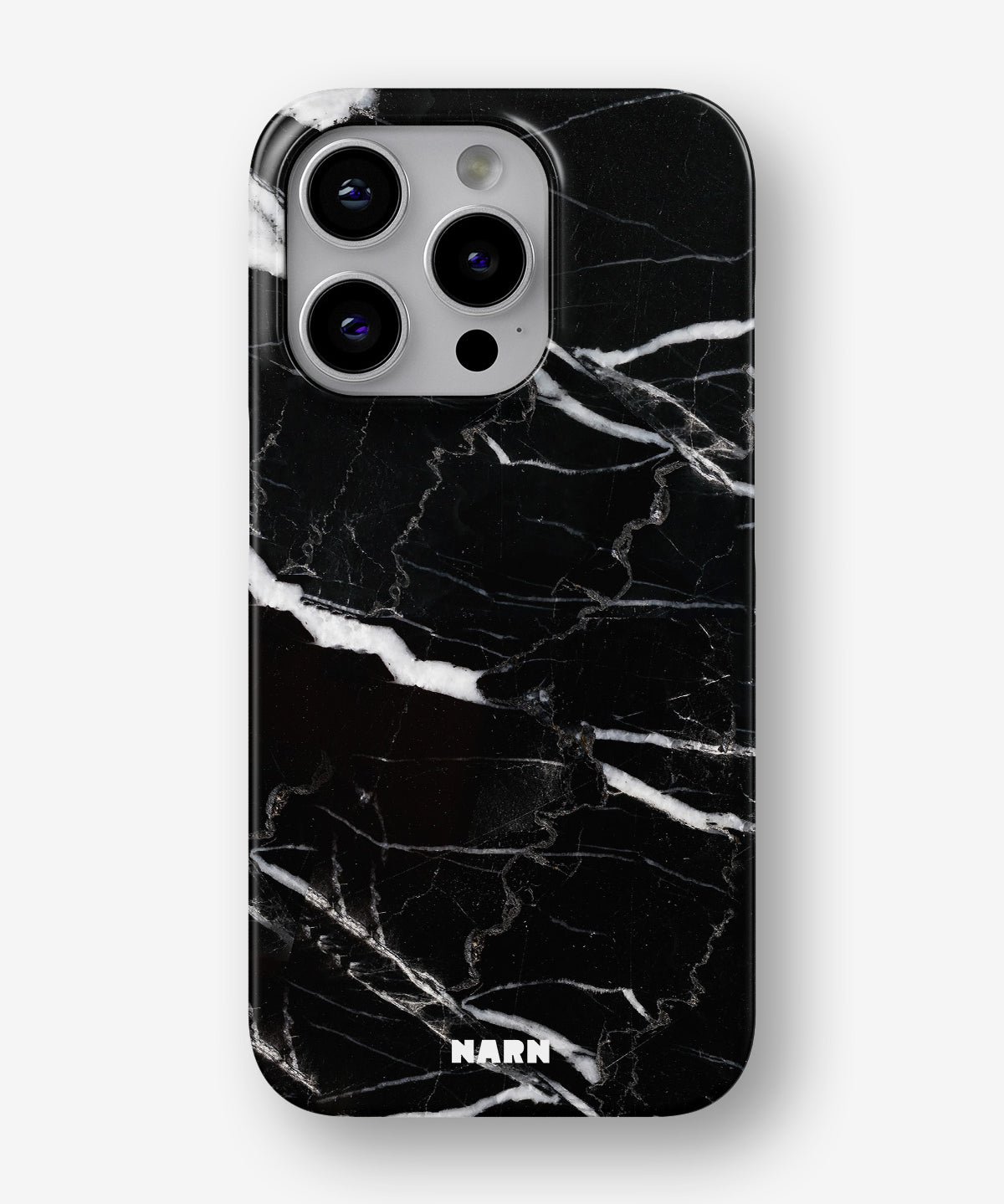 iPhone 13 Pro Max Slim Case - Black Marble - View 1