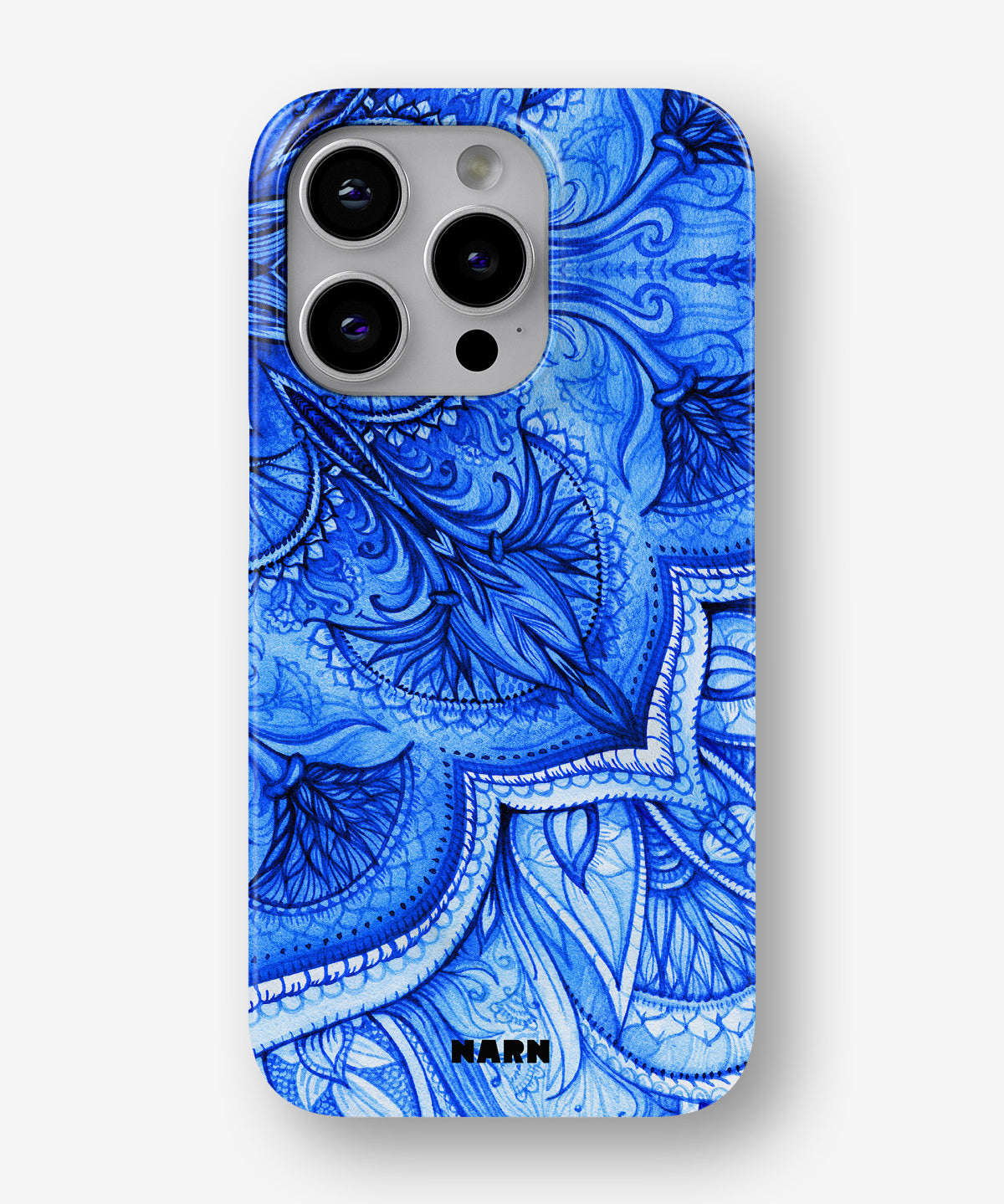 iPhone 13 Pro Max Slim Case - Blue Vintage - View 1