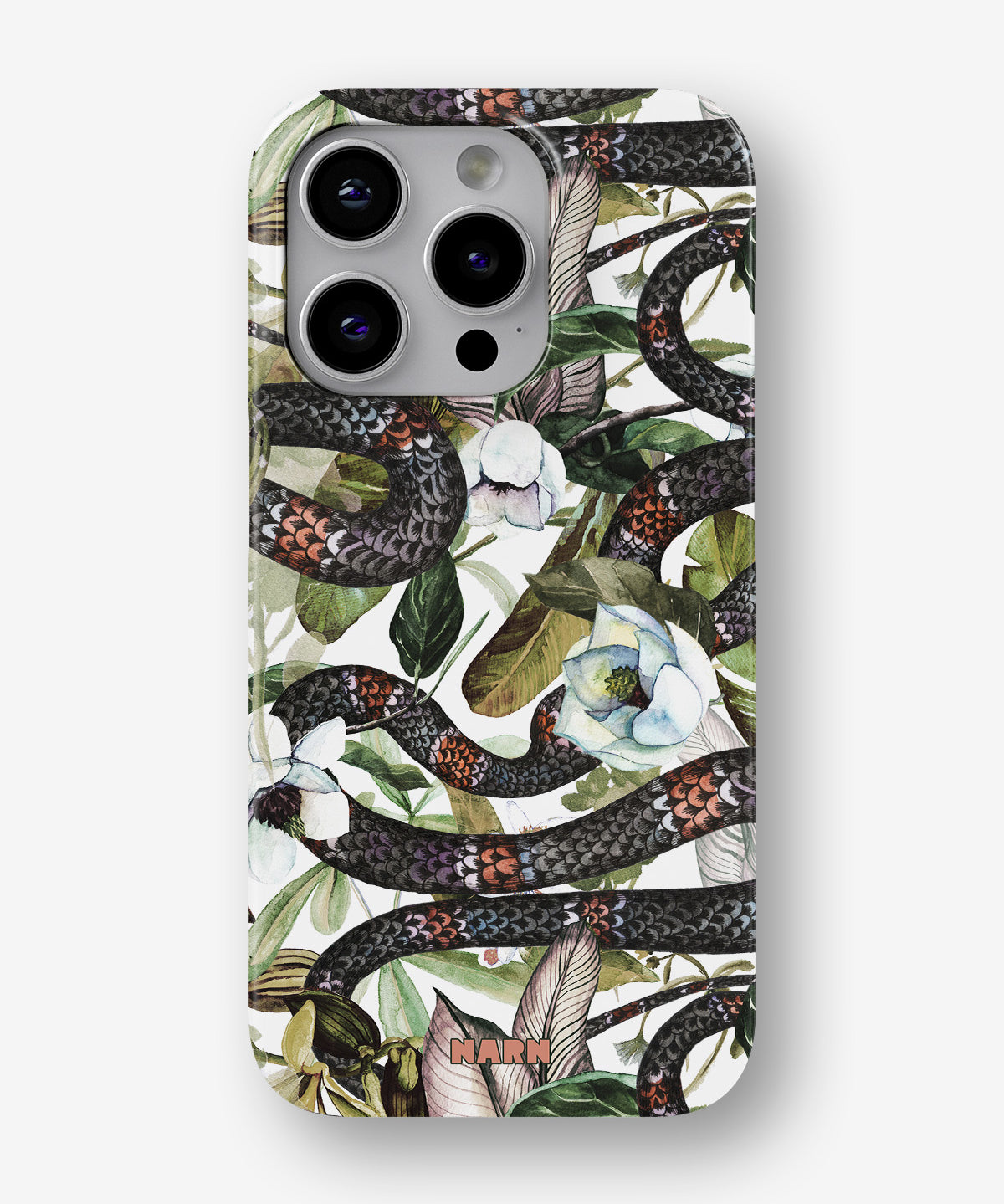 iPhone 13 Pro Max Slim Case - Jungle Snake - View 1