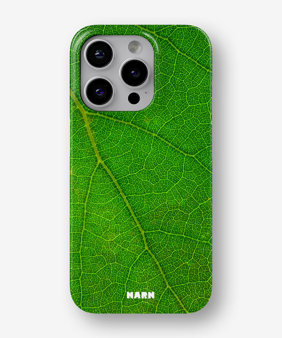iPhone 13 Pro Max Slim Case - Green Leafy - View 1
