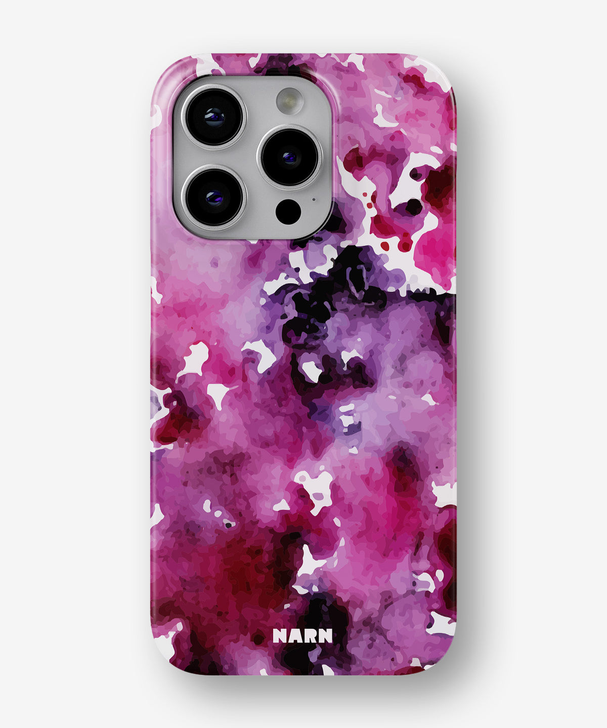 iPhone 13 Pro Max Slim Case - Floral Splash - View 1
