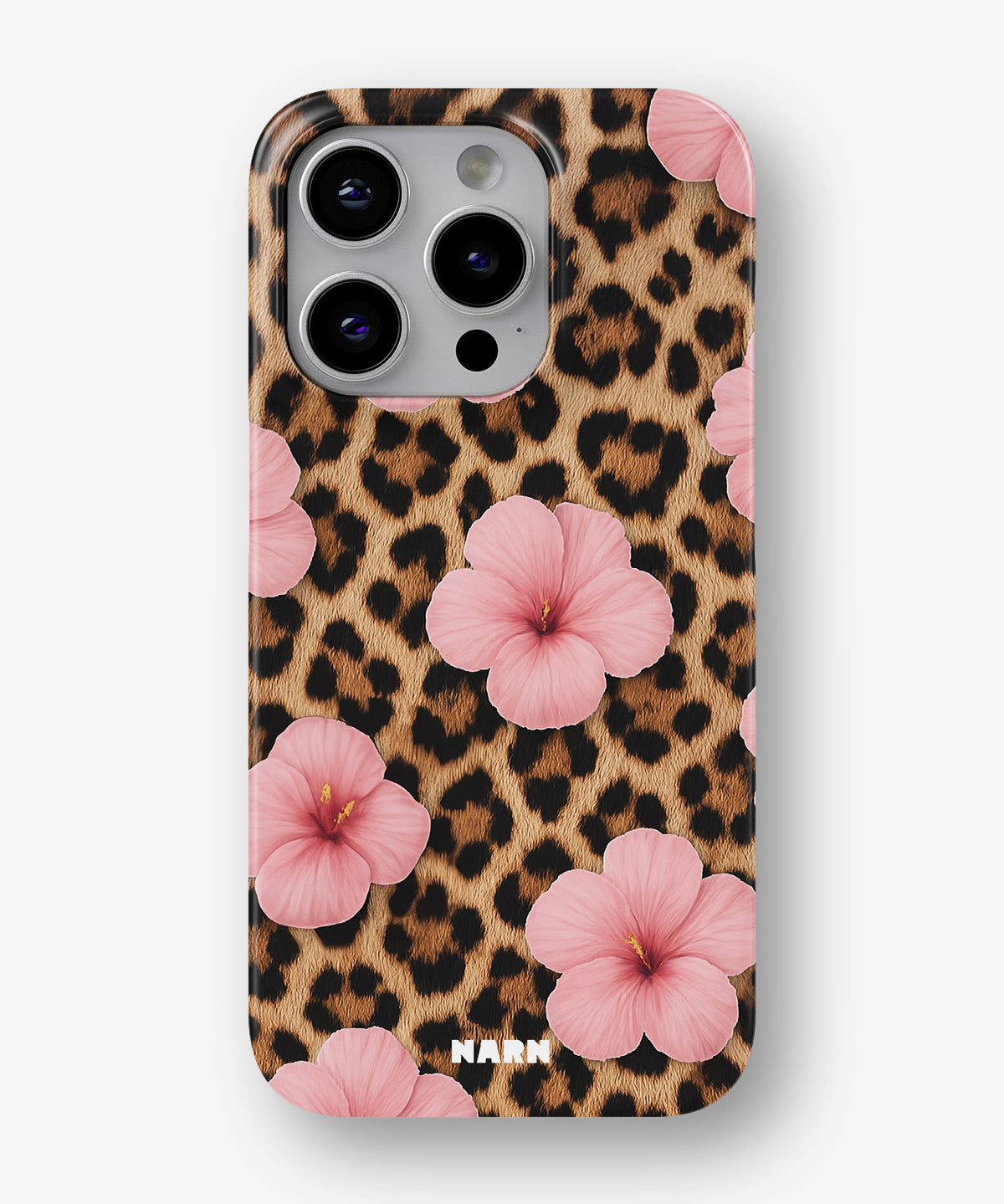 iPhone 13 Pro Max Slim Case - Leopard Flower - View 1