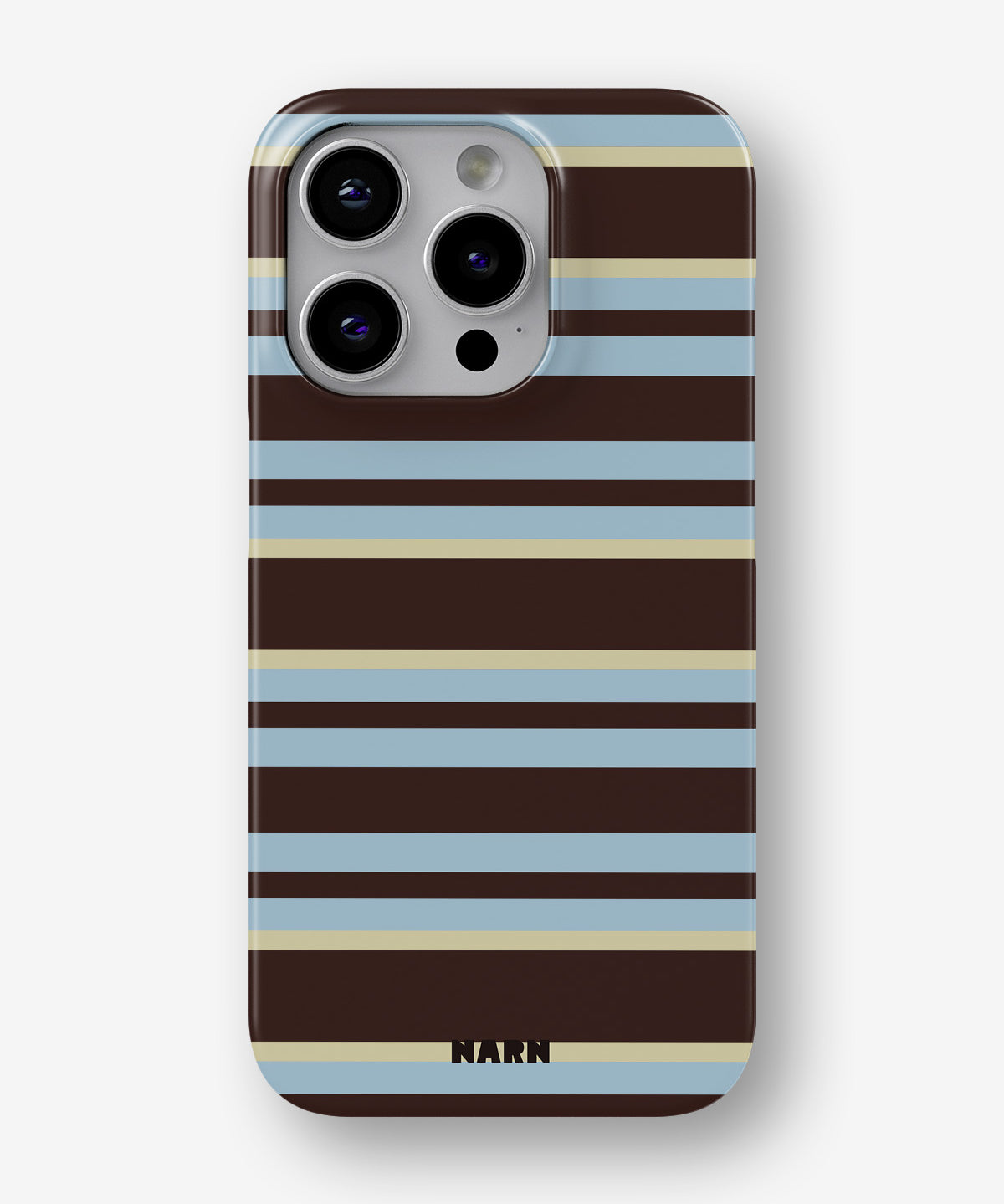 iPhone 13 Pro Max Slim Case - Latte Lines - View 1