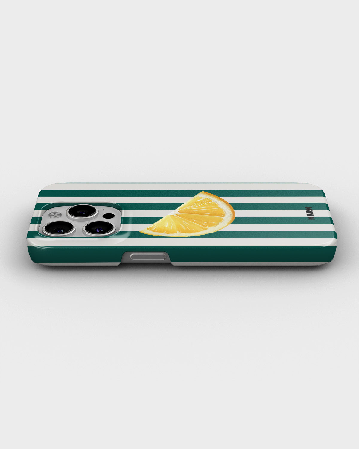 iPhone 13 Pro Max Slim Case - Lemon Stripes - View 3