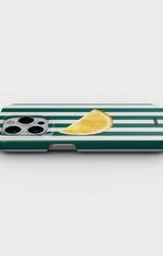 iPhone 13 Pro Max Slim Case - Lemon Stripes - View 3
