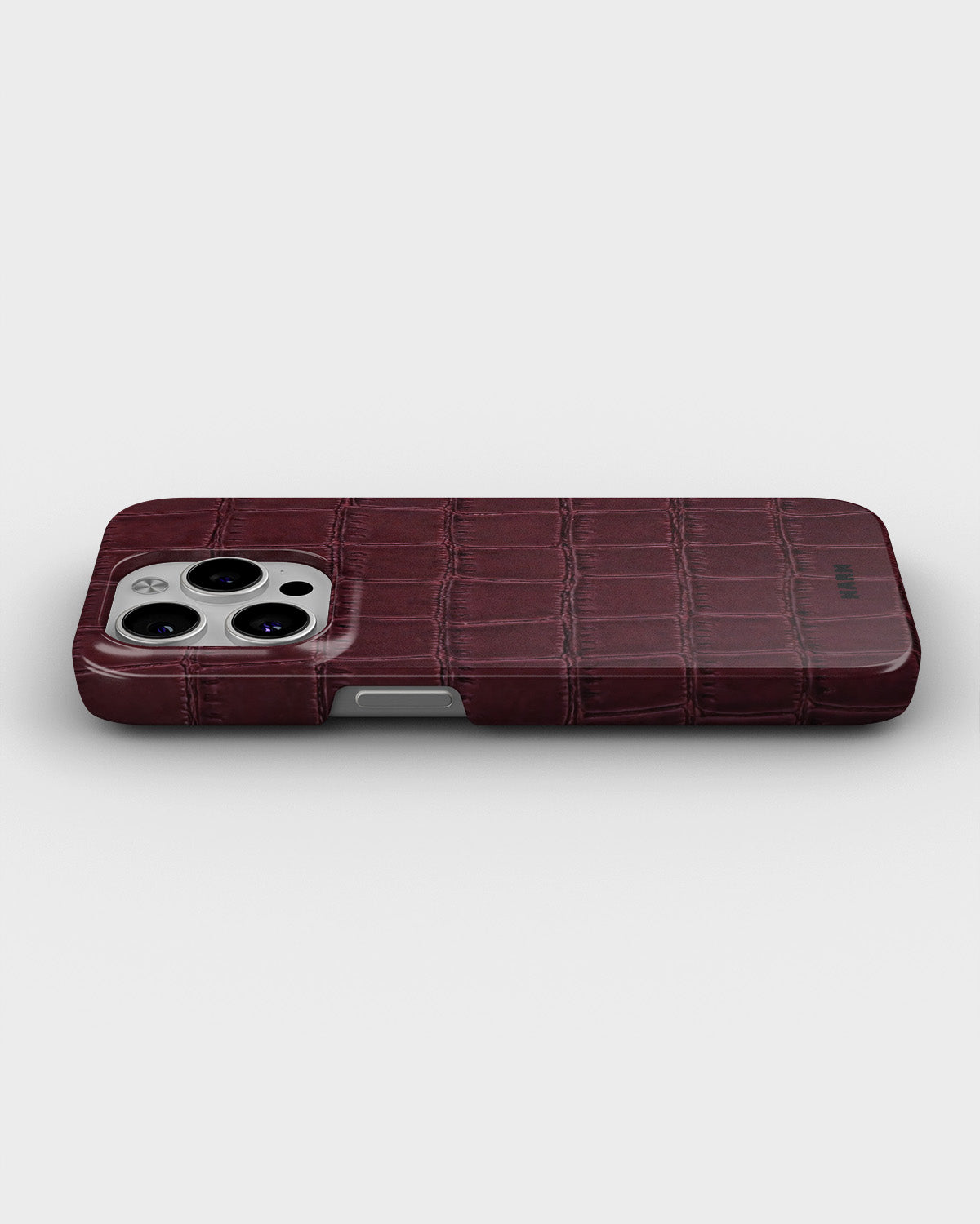 iPhone 13 Pro Max Slim Case - Rouge Croc - View 3