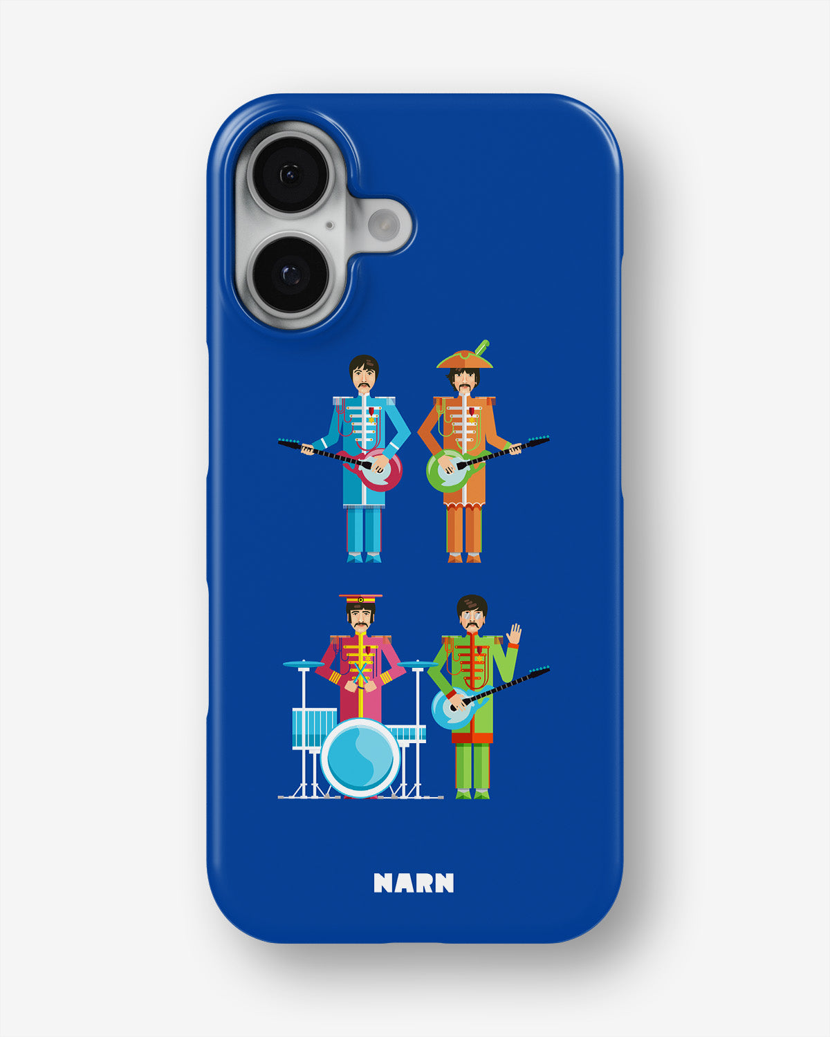 iPhone 16 Slim Case - Beatles Blue - View 1