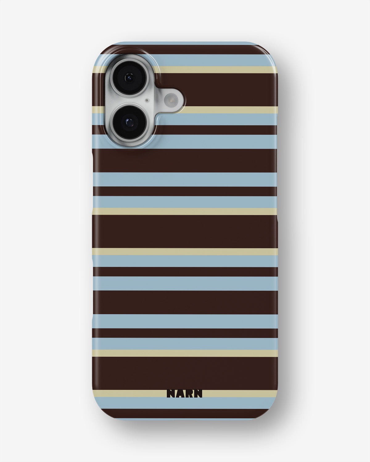 iPhone 16 Slim Case - Latte Lines - View 1
