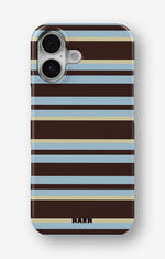 iPhone 16 Slim Case - Latte Lines - View 1
