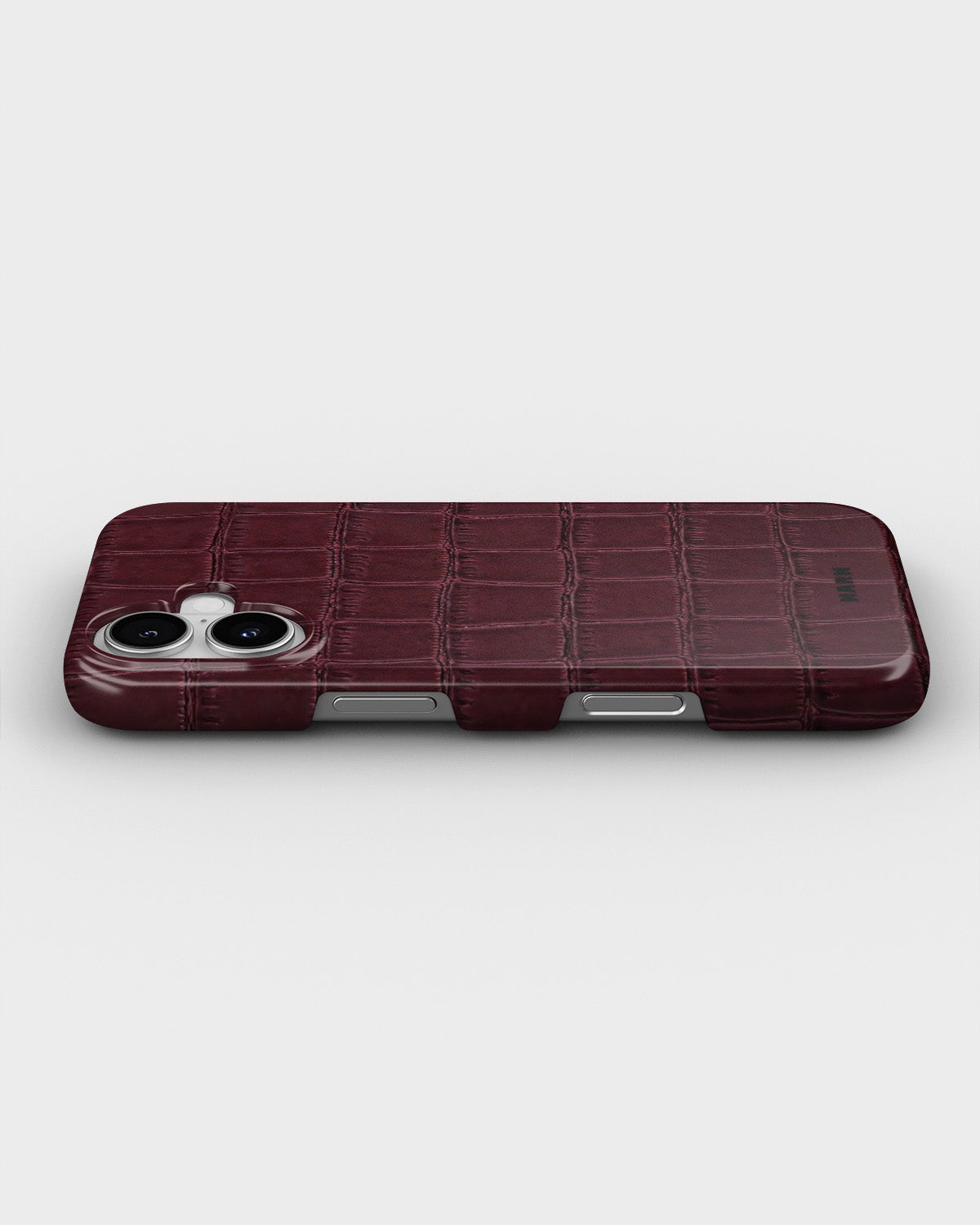 iPhone 16 Slim Case - Rouge Croc - View 3