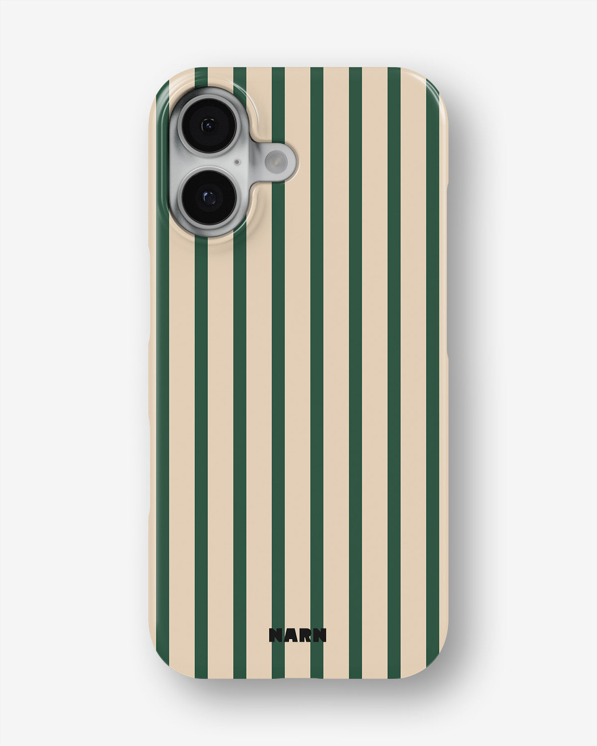 iPhone 16 Plus Slim Case - Evergreen Stripe - View 1