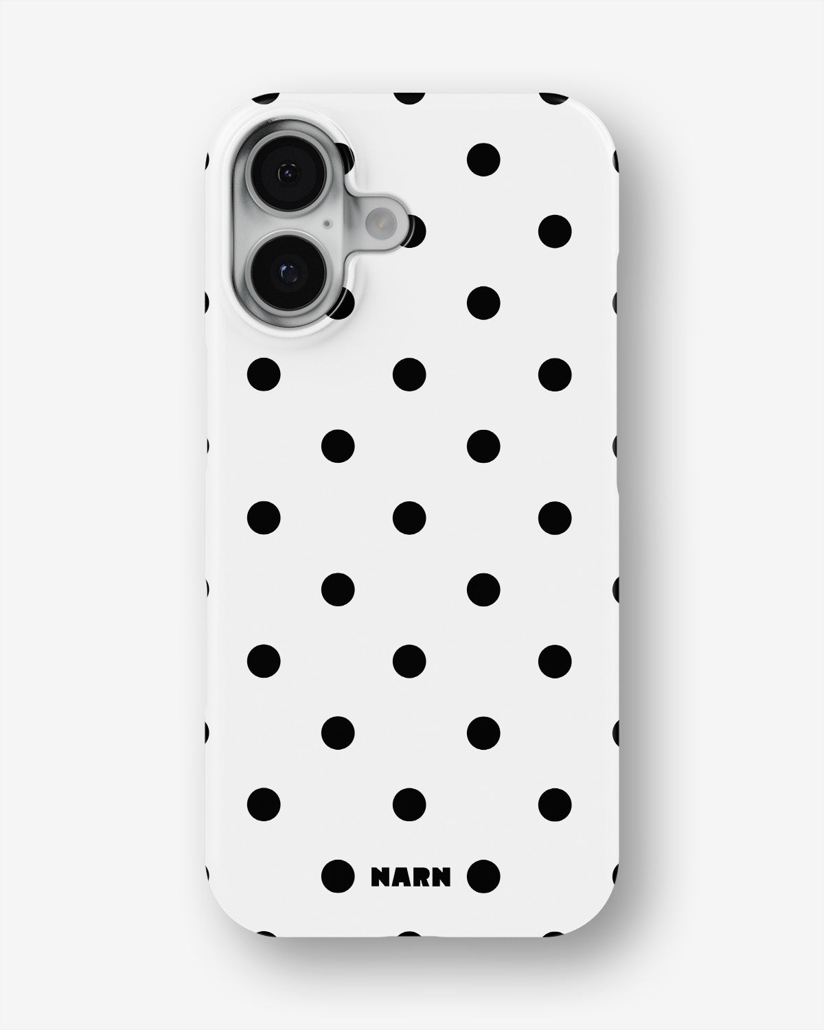 iPhone 16 Plus Slim Case - Mono Dots - View 1