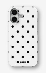 iPhone 16 Plus Slim Case - Mono Dots - View 1