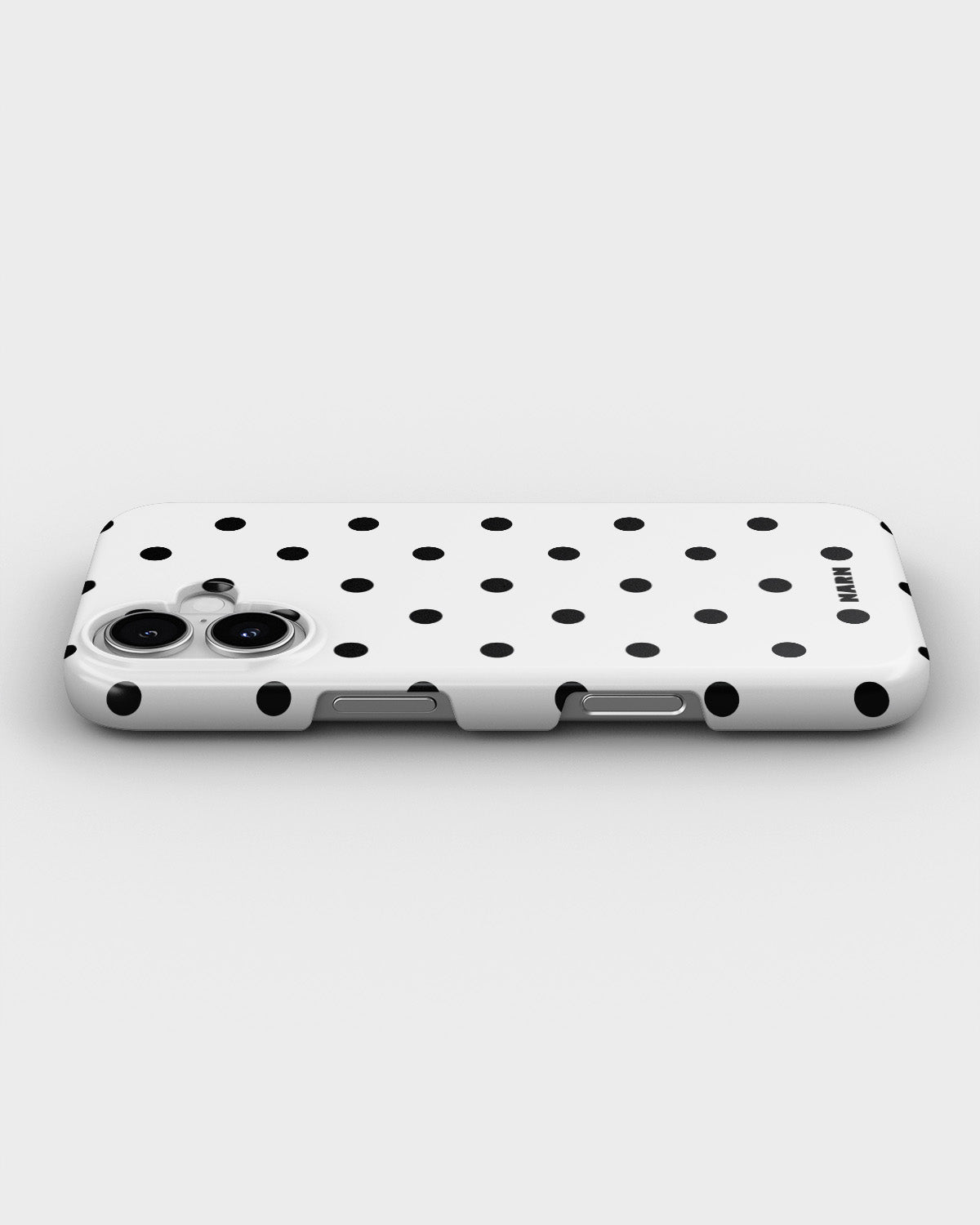 iPhone 16 Plus Slim Case - Mono Dots - View 3