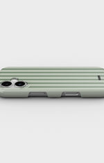 iPhone 16 Plus Slim Case - Sage Stripes - View 3