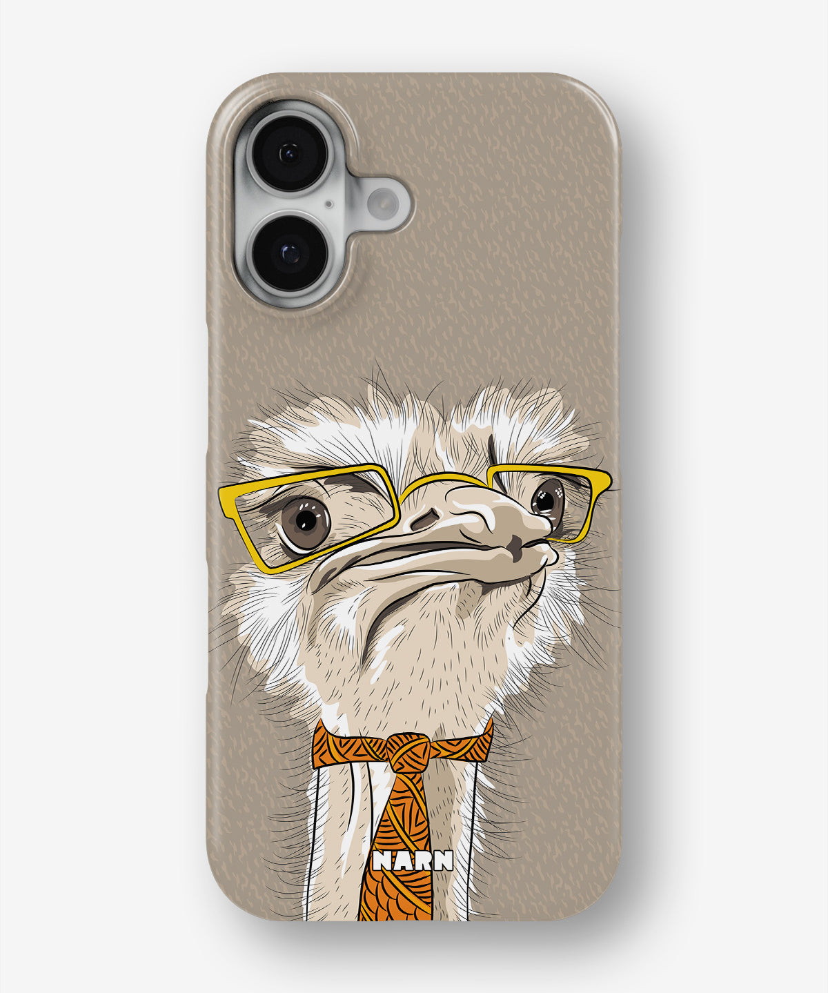 iPhone 17 Slim Case - Hipster Ostrich - View 1